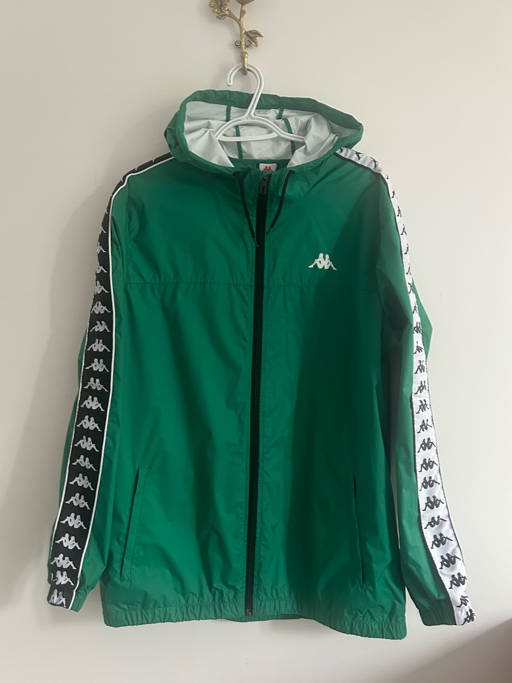 Kappa Windbreaker Full Zip XLarge Packable Jacket